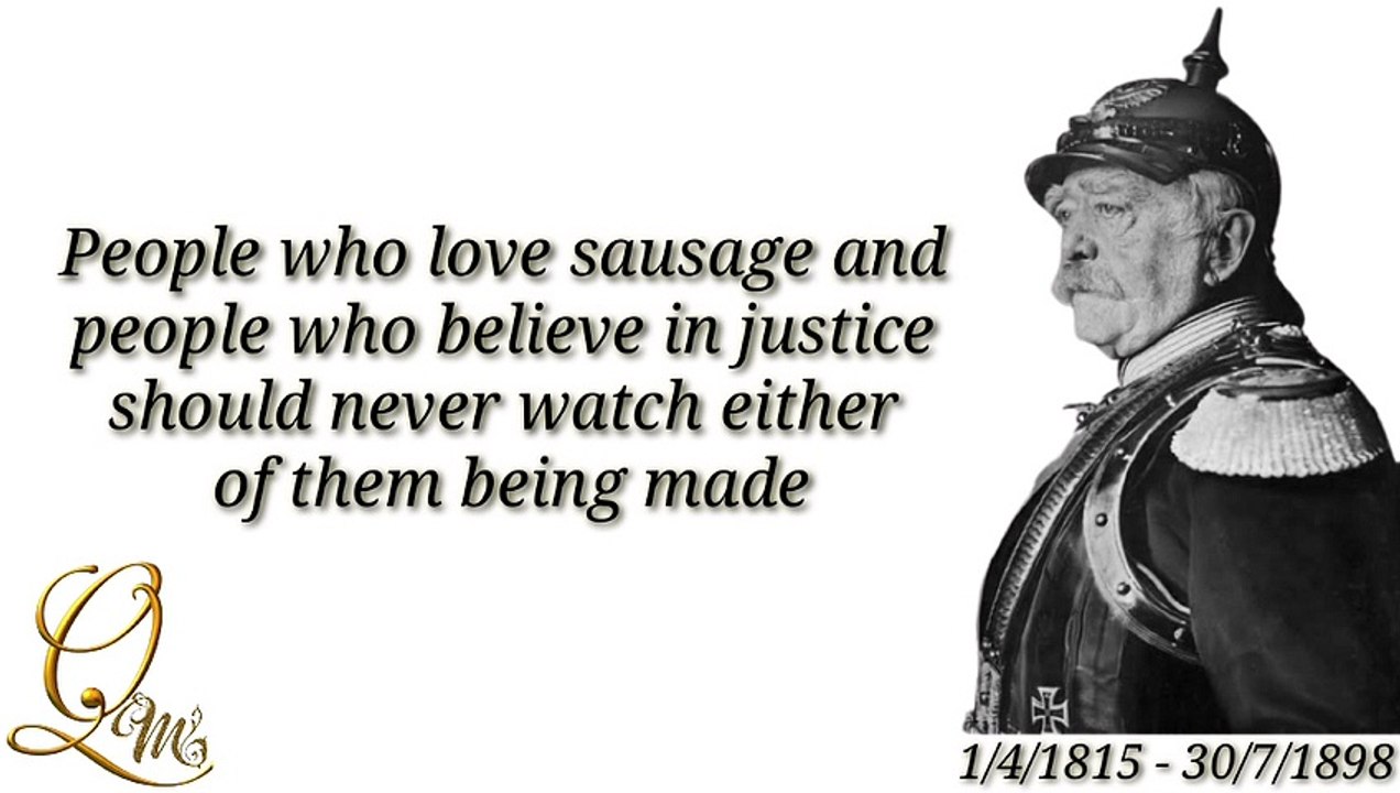 Best Quotes of Otto Von Bismarck // The Iron Chancellor of Germany