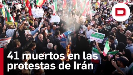 Las protestas en Irán por muerte de Amini suman 41 muertos y 1.186 detenidos