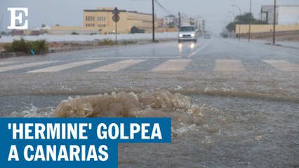 'Hermine' deja registros de lluvia nunca vistos en Canarias