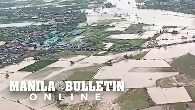 Philippine Air Force conducts aerial reconnaissance over affected areas due to ST Karding in Luzon