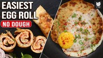 Liquid Dough Egg Roll | No Rolling No Kneading Paratha | Street Style Egg Roll By Varun |Get Curried