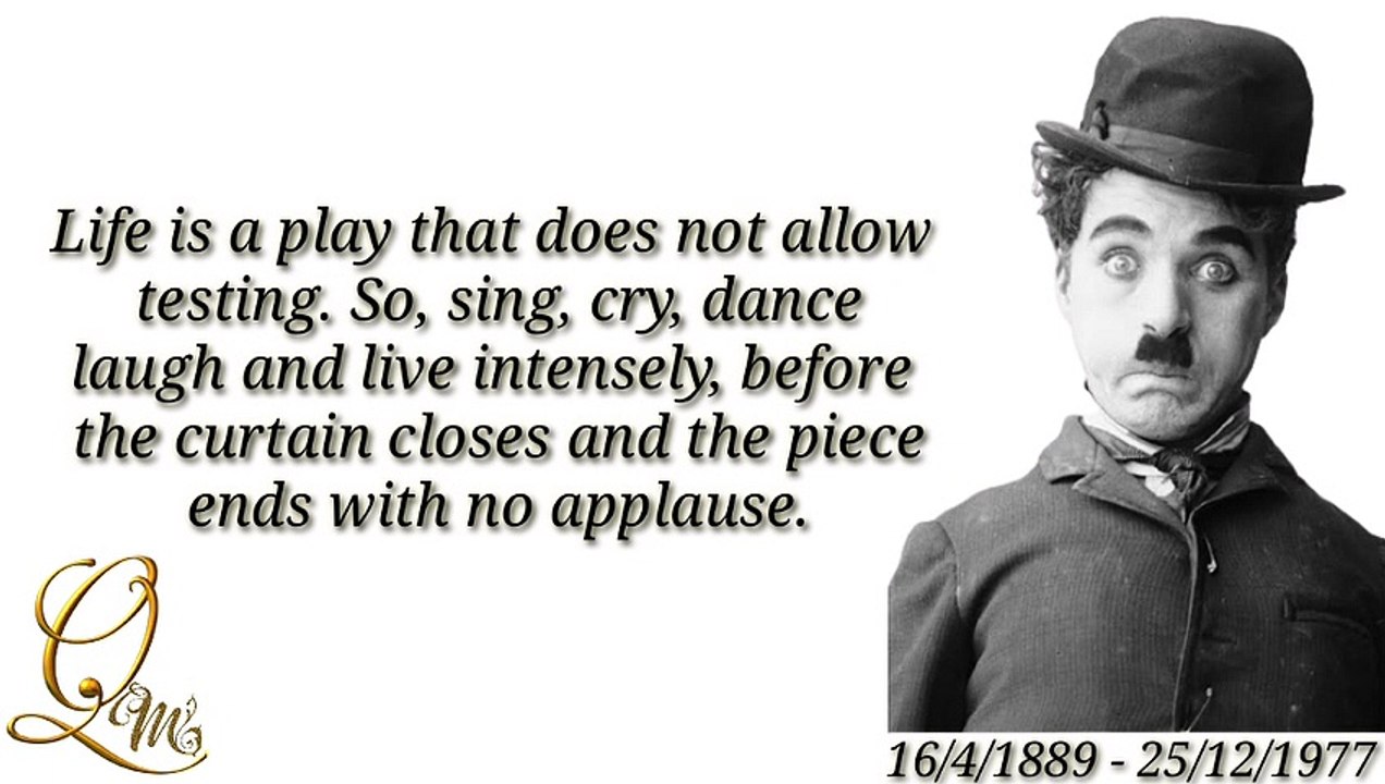 Charlie Chaplin Best Quotes Which will Helps You to Live a Happy Life forever