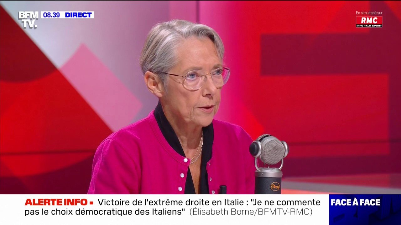 Élisabeth Borne: "Toute forme de violence contre les femmes est inacceptable"