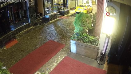 Ortaköy’deki gece kulübünün önünde yaşanan silahlı çatışma kamerada