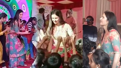 Katrina Kaif School Kids के साथ Dance Video Viral । Boldsky *Entertainment
