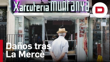 Vandalismo y muerte en las fiestas de La Mercè