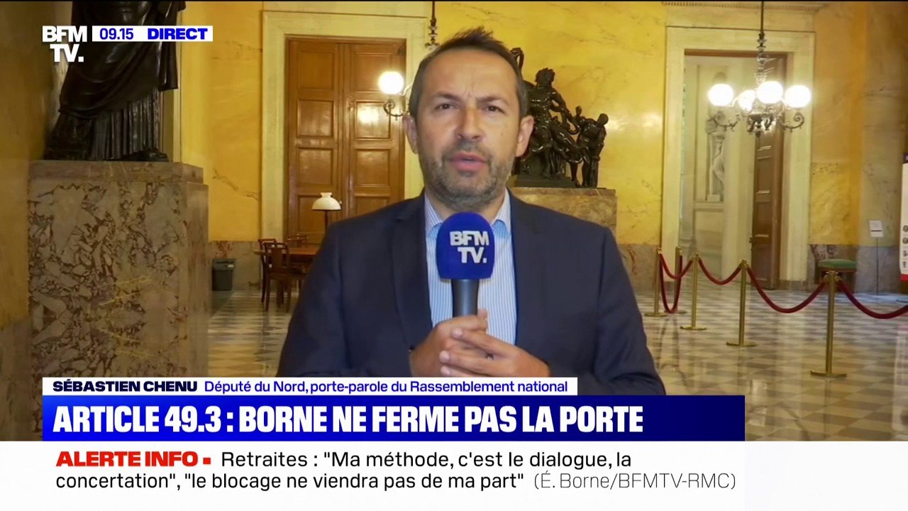 Sébastien Chenu: "Il n'y a pas besoin de saccager le régime des retraites"