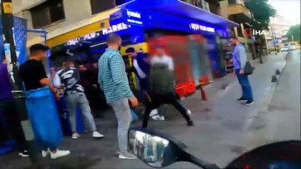 Son dakika haberleri | Bıçaklı kavga anı kask kamerasına yansıdı