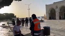 اقتحام واعتقالات في ساحات المسجد الأقصى