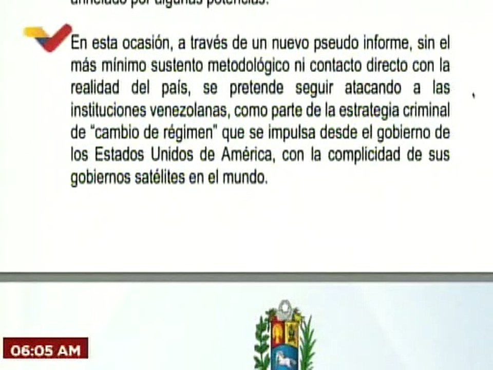 Venezuela repudia acusaciones falsas de supuesta Misión Internacional de Determinación de los Hechos
