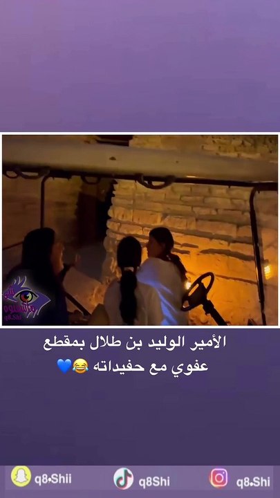 الأمير الوليد بن طلال يلعب في مقطع عفوي مع حفيد...