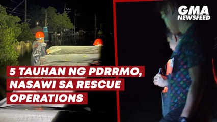5 tauhan ng PDRRMO sa Bulacan, nasawi sa rescue operations | GMA News Feed