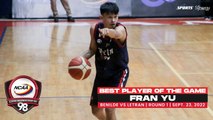 NCAA Season 98 _ Best Player_ Fran Yu (Letran vs Benilde) _ Men's Basketball Tournament Round 1