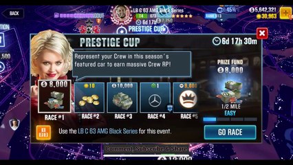 #163  CSR Racing 2 | Prestige Cup | Mercedes LB C 63 AMG Black Series