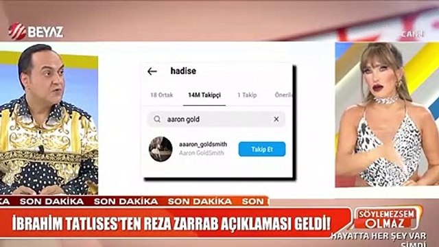 Seren Serengil, bazı sanatçılar Reza Zarrab'ı ziyaret etti dedi, İbrahim Tatlıses, canlı yayına bağlandı