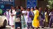 Girls Govt Senior Secondary School students after celebrating Teacher's Day in Sarojini Nagar