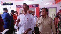 Prabowo Tertawa Saat Ditanya Kemungkinan Duet dengan Jokowi