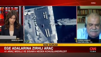 Ege adalarına zırhlı araç