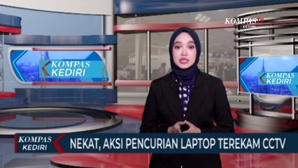 Aksi Pencurian Laptop di Warung Kopi Terekam CCTV