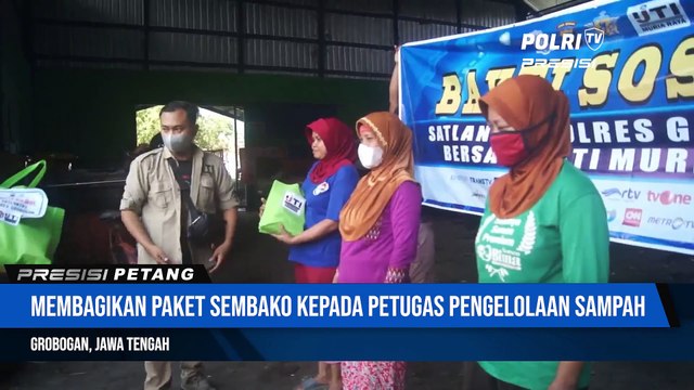 Jurnalis Televisi Bersama Satlantas Grobogan Gelar Baksos