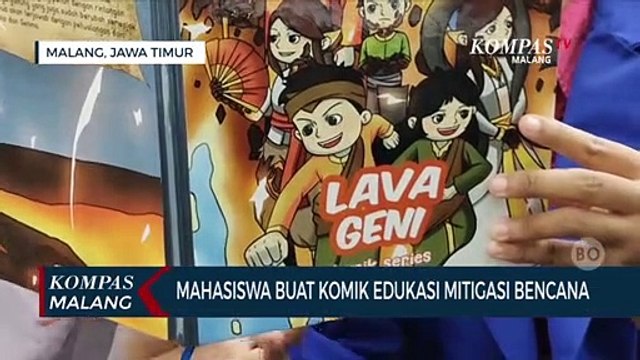 Keren!! Mahasiswa UM Buat Komik Edukasi Mitigasi Bencana Gunung Berapi