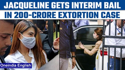 Jacqueline Fernandez gets interim bail in Rs 200 cr money laundering case | Oneindia news *News