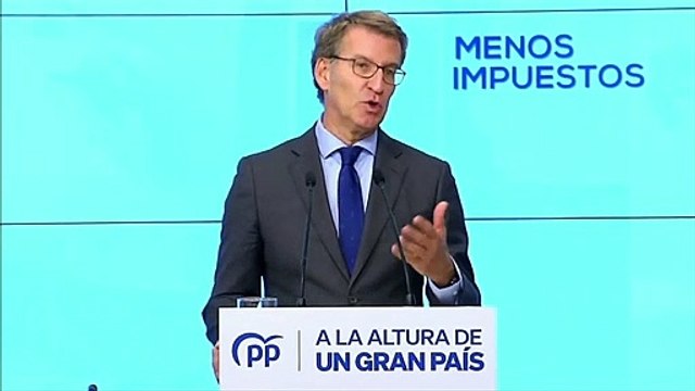 Feijóo pide rebajar al 4 % el IVA de la carne, el pescado o las conservas