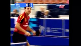 Retro Table Tennis 2009 European Championships Mens Tokic vs Boll