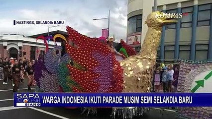 Warga Indonesia di Selandia Baru Pamerkan Budaya Indoneisa di Parade Musim Semi