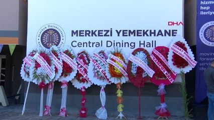 ÜNİVERSİTENİN YANAN YEMEKHANESİ DAVUL ZURNA İLE AÇILDI