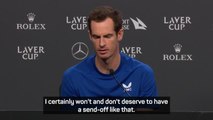 Murray 'doesn't deserve' send-off like Federer