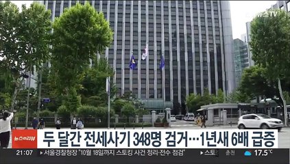 두 달간 전세사기 348명 검거…1년새 6배 급증