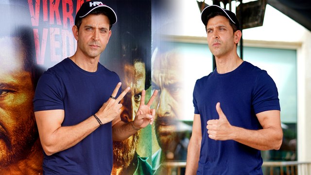 Greek God Hrithik Roshan Promoting Vikram Vedha