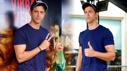 Greek God Hrithik Roshan Promoting Vikram Vedha