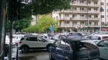 Palermo, pioggia e semaforo guasto: traffico bloccato tra via Belgio e viale Strasburgo
