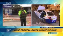 Los Olivos: muere taxista tras chocar a toda velocidad contra montículo de tierra