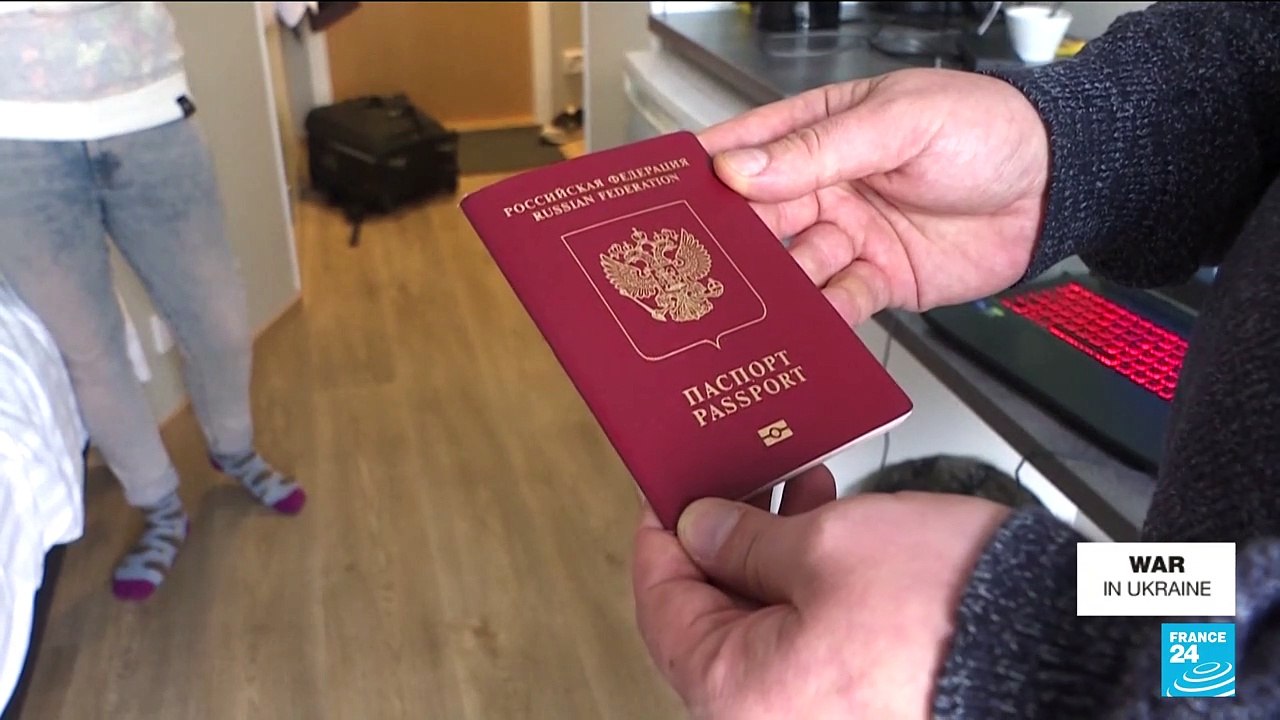 Ex-Russian officer flees army call-up