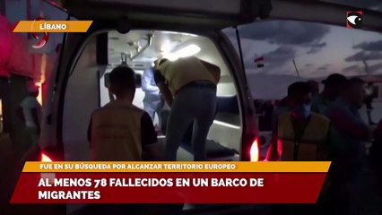 Al menos 78 fallecidos en un barco de migrantes