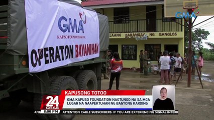 Download Video: GMA Kapuso Foundation nagtungo na sa mga lugar na naapektuhan ng bagyong Karding | 24 Oras