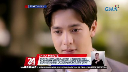 Mga pinagdaanan ng karakter ni Alden Richards na si "Tristan" bago maging successful businessman, dapat abangan sa unang episode ng "Start-Up PH" | 24 Oras