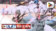 Mga basura kabilang ang medical waste, nakita sa Manila baywalk dolomite beach kasunod ng pananalasa ng Bagyong #KardingPH