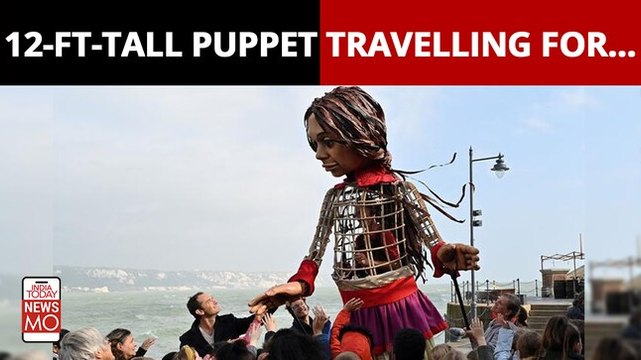 Why this 12-foot-tall Syrian puppet, Little Amal, is on a world tour
