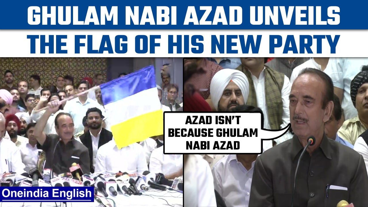 Ghulam Nabi Azad forms Democratic Azad Party in J&K, explains meaning ...