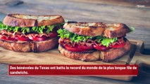 Des bénévoles du Texas battent le record du monde de la plus longue file de sandwichs !