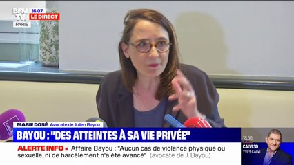 Marie Dosé, l'avocate de Julien Bayou: "Julien Bayou n'a jamais exercé la moindre violence psychologique à l'égard de ses compagnes"