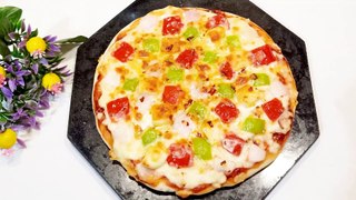 The Best Homemade Pizza You'll Ever Eat | Pizza Recipe | Pizza Recipe Without Oven