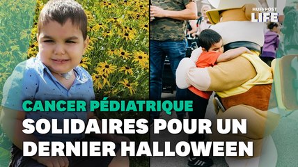 Un voisinage se mobilise et fête Halloween en avance pour un petit garçon en phase terminale