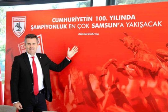 Samsunspor, teknik direktör Hüseyin Eroğlu ile resmi sözleşme imzaladı