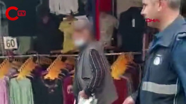 Dilenci koltuk değneğiyle girdiği zabıta karakolundan yürüyerek çıktı