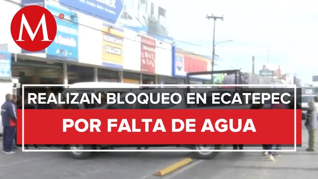 Vecinos de Ecatepec bloquen la avenida Morelos por falta de agua